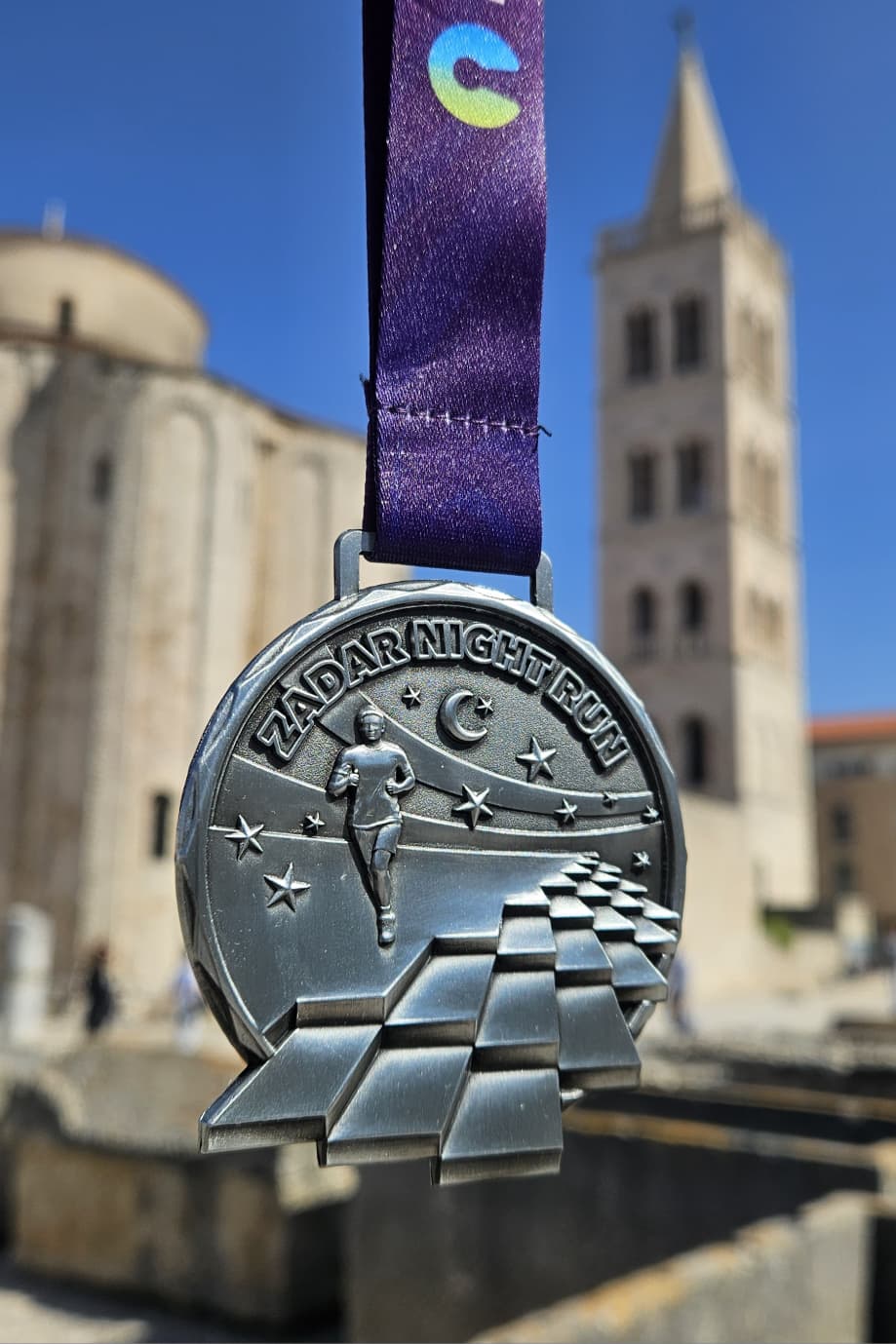 Rentlio Zadar Night Run medal